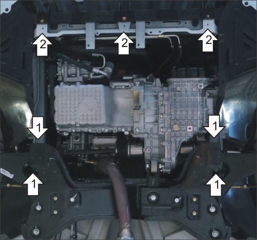 Защита MOTODOR двигателя, КПП Chery Arrizo 7 2014- Седан