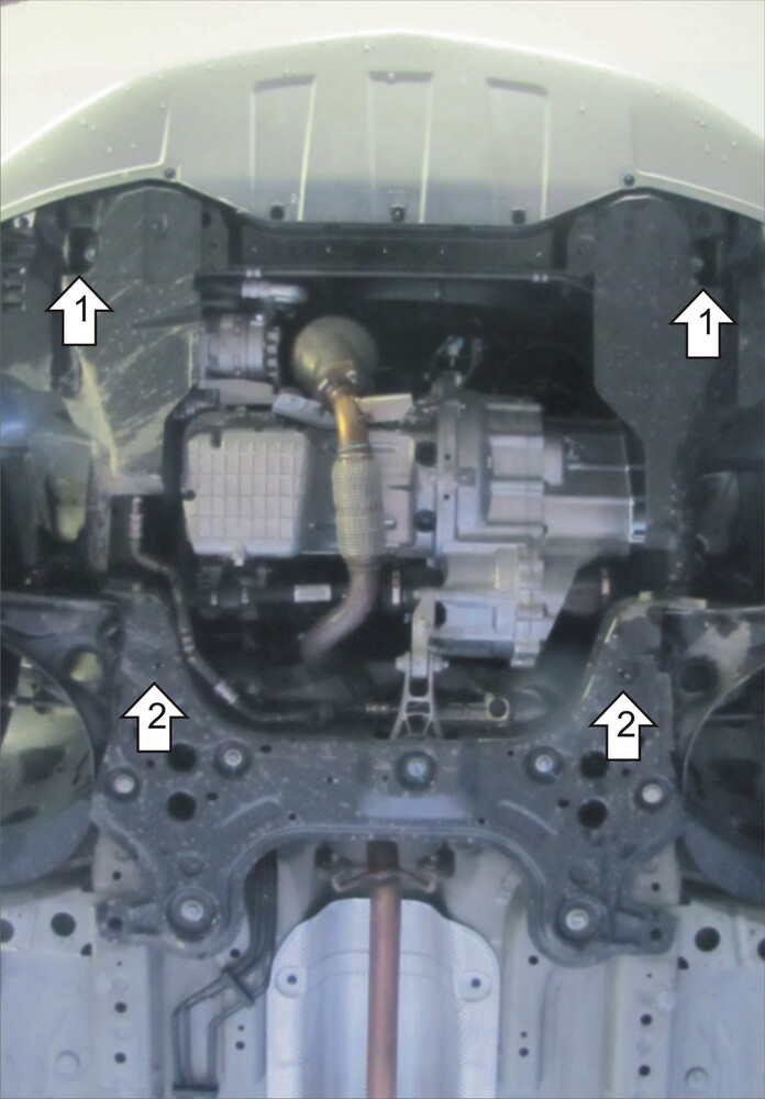 Защита MOTODOR двигателя, КПП Chevrolet Cobalt 2013- Седан