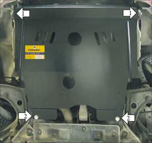 Защита MOTODOR двигателя, КПП Chevrolet Lacetti  2004-2012 Хэтчбек, универсал, Седан