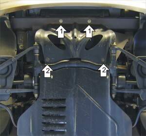 Усиленная защита картера двигателя (3 мм, сталь) для Chevrolet Niva 2002-2009, 2009-2020, Lada Niva Travel 2021-