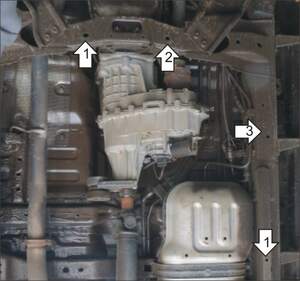 Усиленная защита раздаточной коробки (3 мм, сталь) для Chevrolet TrailBlazer 2012-2015 Усиленная защита раздаточной коробки (3 мм, сталь) для Chevrolet TrailBlazer 2012-2015