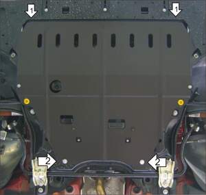 Защита MOTODOR двигателя, КПП Citroen C4 Picasso 2007-2010 Вэн