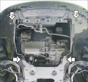Защита MOTODOR двигателя, КПП Citroen C5  2001-2008 Хэтчбек, универсал