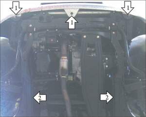 Защита MOTODOR двигателя, КПП Daewoo Matiz  1998-н.в. Хэтчбек, фургон