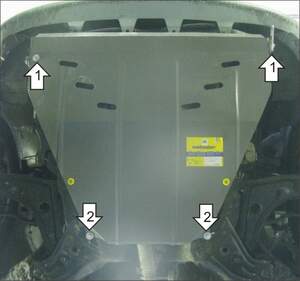 Защита MOTODOR двигателя, КПП Daewoo Tacuma  2000-2007 Вэн