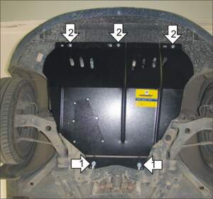 Защита MOTODOR двигателя, КПП Ford Focus II  2004-2010 Универсал, Хэтчбек, Седан