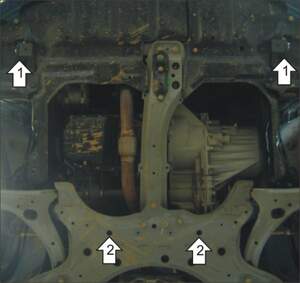 Защита MOTODOR двигателя, КПП Geely Emgrand EC7 2011- Седан