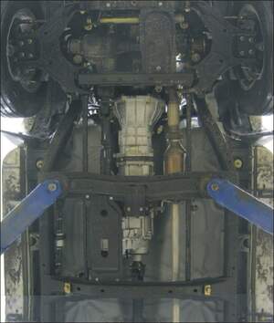 Защита MOTODOR двигателя, КПП, разд.коробки Great Wall Hover 2005-2010 Внедорожник