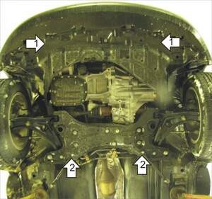 Защита MOTODOR двигателя, КПП Great Wall Hover M2 2013- Хэтчбек