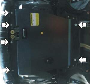 Защита MOTODOR двигателя, КПП Haima 7 2011- Внедорожник
