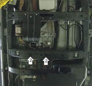 Усиленная защита раздаточной коробки (3 мм, сталь) для Hummer H3 2005-2010