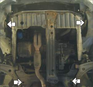 Защита MOTODOR двигателя, КПП Hyundai Elantra  1995-2000 Седан