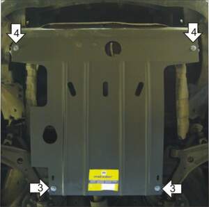Защита MOTODOR двигателя, КПП Hyundai Elantra  1995-2000 Седан