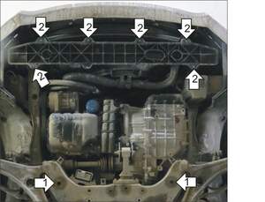 Защита MOTODOR двигателя, КПП Hyundai i40  2011- Седан, универсал