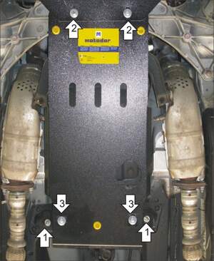 Защита MOTODOR КПП Infiniti G 25 2010-2012 Седан Защита MOTODOR КПП Infiniti G 25 2010-2012 Седан