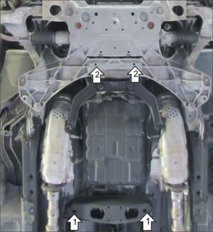 Защита MOTODOR КПП Infiniti M 25  2010-2014 Седан