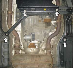 Защита MOTODOR разд.коробки Jeep Grand Cherokee IV  2010-2013 Внедорожник